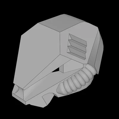 Mũ bảo hiểm minifig phong cách tương lai tương thích với Lego