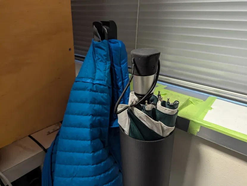 Móc treo áo khoác và giá để ô gắn bệ cửa sổ - Image 1