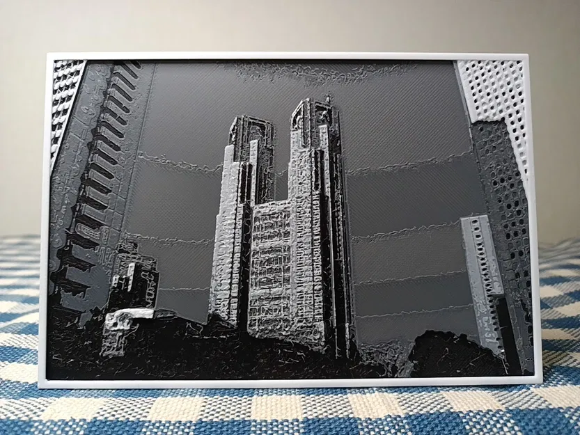 Mô hình Tòa nhà Chính quyền Đô thị Tokyo - HueForge - Image 1