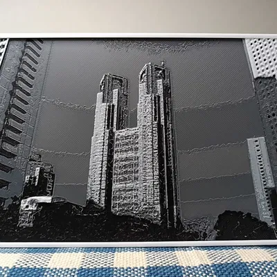 Mô hình Tòa nhà Chính quyền Đô thị Tokyo - HueForge