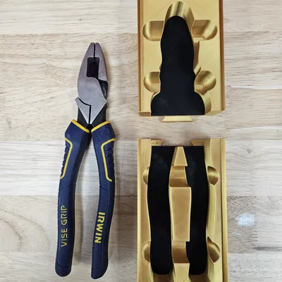 Khay đựng kìm Irwin 9.5" chuẩn Gridfinity in 3D