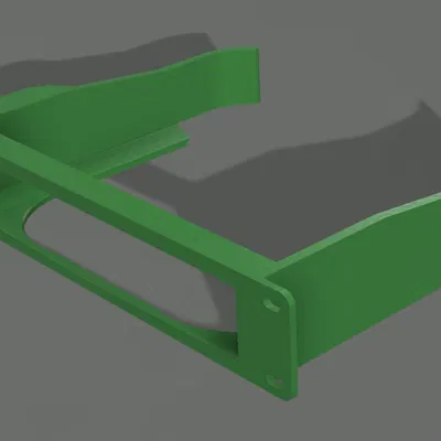 Giá treo rack 10 inch cho M1 Mac Mini kèm lỗ luồn cáp nguồn