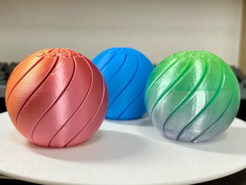 Twist Fidget Ball: Đồ chơi xoay giải trí 3D in nhỏ gọn tinh tế - Image 1