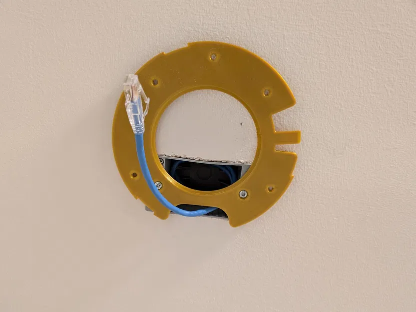 Đế gắn UniFi AP AC Pro có lỗ bắt vít đế âm tường - Image 1