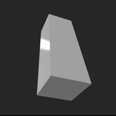 Mô hình ống hình chữ nhật 4x10 inch in 3D chuẩn xác