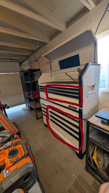 Bộ Gridfinity cho ngăn kéo 32 inch của tủ đồ nghề Husky 52 inch - Image 1