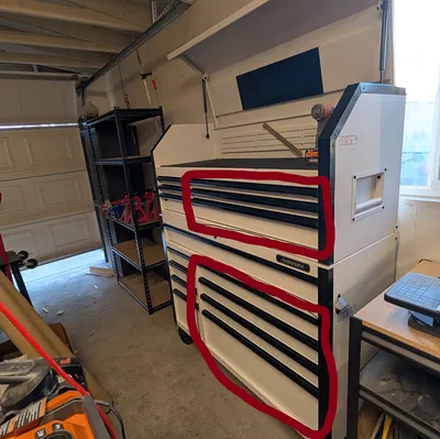 Bộ Gridfinity cho ngăn kéo 32 inch của tủ đồ nghề Husky 52 inch