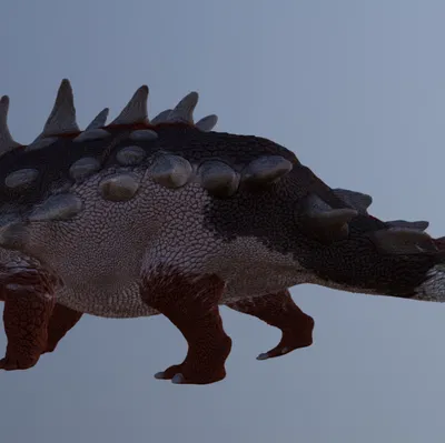 Mô hình 3D Horshamosaurus – Khủng long bọc giáp tiền sử chi tiết