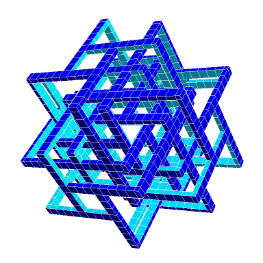 Mô hình nghệ thuật Roelofs Triple Layer Cubic Polyknot 1 in 3D - Image 2