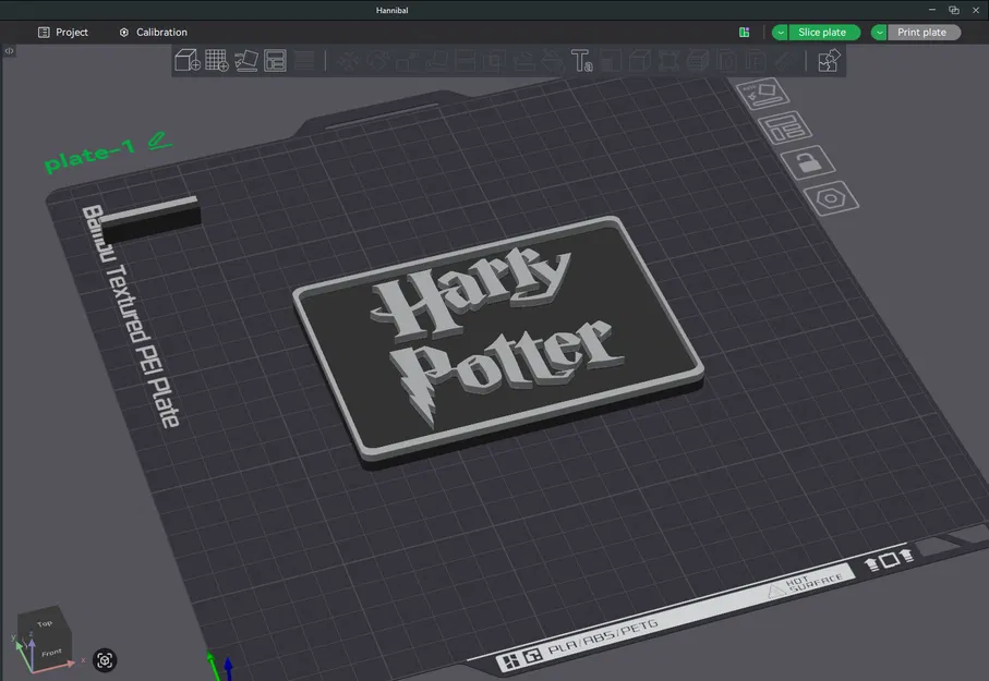 Bảng hiệu Harry Potter in 3D trang trí góc học tập cực chất - Image 3