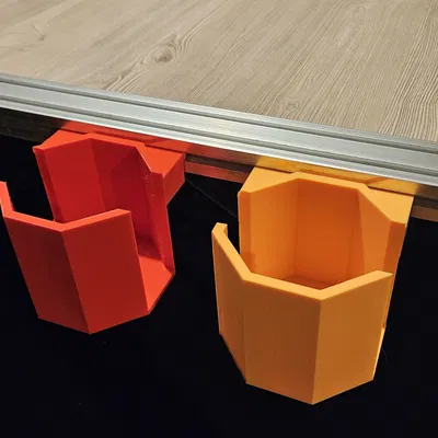 Đế giữ ly cho bàn Board Game - Lắp vào rãnh T-Slot - Không cần support