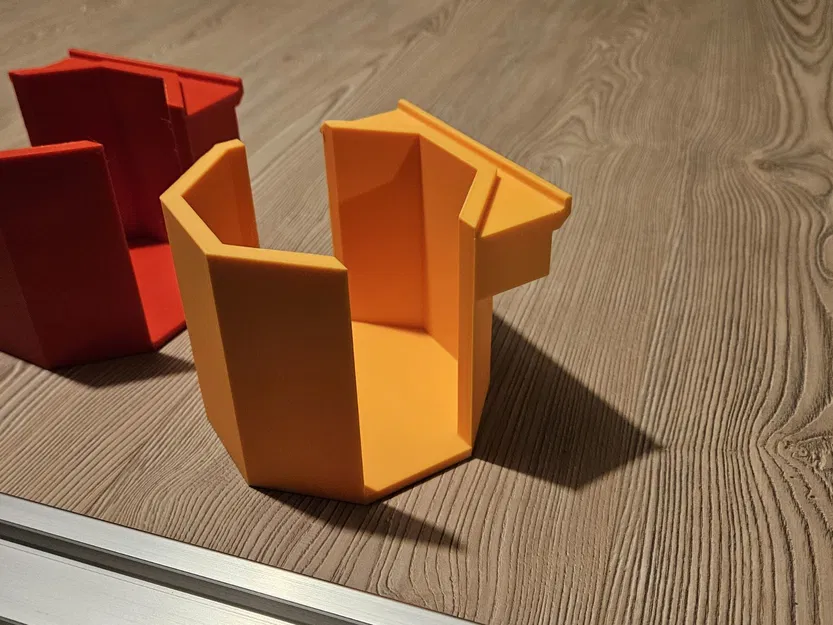 Đế giữ ly cho bàn Board Game - Lắp vào rãnh T-Slot - Không cần support - Image 2