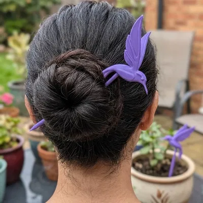 Kẹp tóc trang trí hình chim ruồi cho cây cảnh