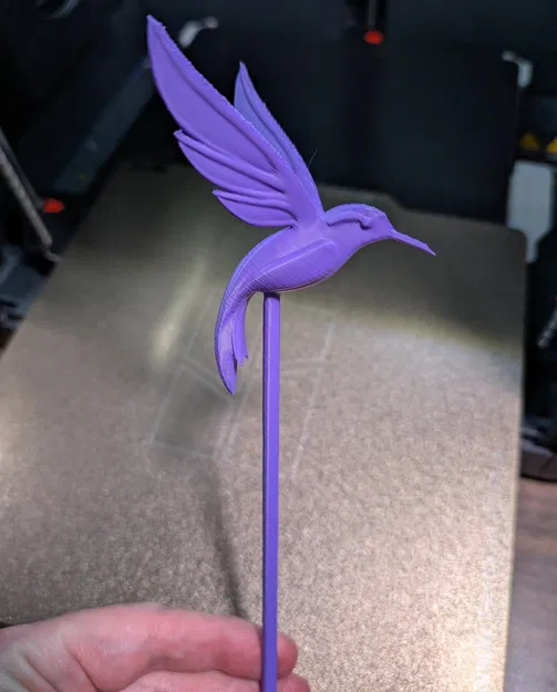 Kẹp tóc trang trí hình chim ruồi cho cây cảnh - Image 3