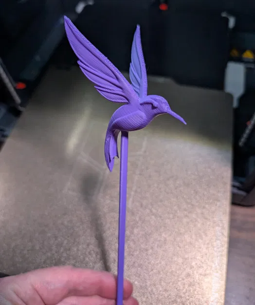 Kẹp tóc trang trí hình chim ruồi cho cây cảnh - Image 4