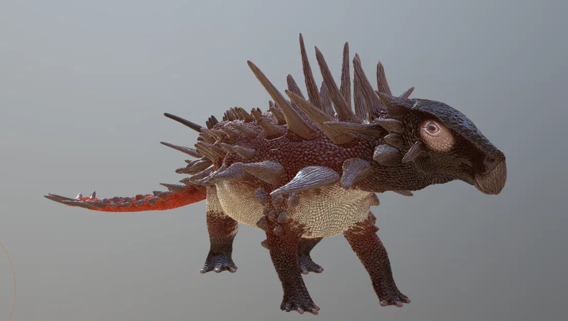 Mô hình 3D khủng long Spicomellus - Kiệt tác cổ sinh vật học - Image 2