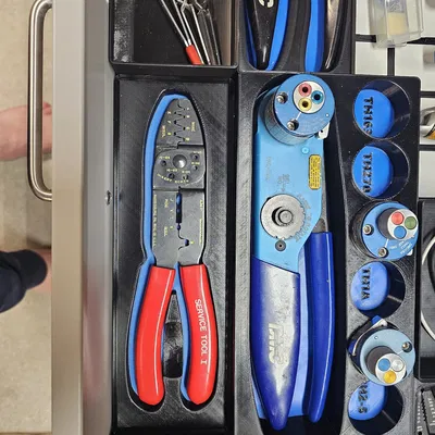 Khay đựng dụng cụ AMP Service Tool hệ Gridfinity tiện lợi