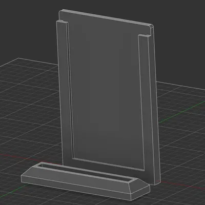 Chân đế để ảnh 4x6 thiết kế đơn giản dễ in 3D