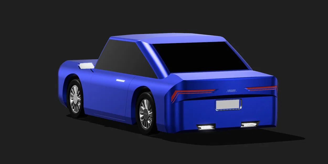 CL1M01 - Mô hình xe 3D phong cách retro-modern cực chất - Image 1