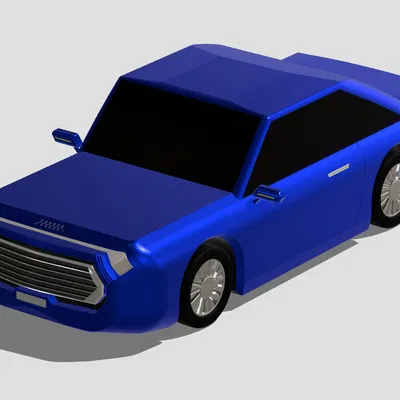 CL1M01 - Mô hình xe 3D phong cách retro-modern cực chất