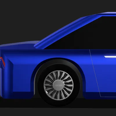 CL1M01 - Mô hình xe 3D phong cách retro-modern cực chất