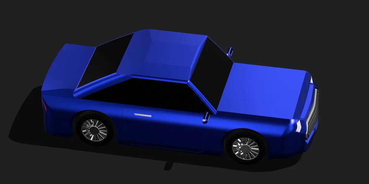 CL1M01 - Mô hình xe 3D phong cách retro-modern cực chất - Image 4