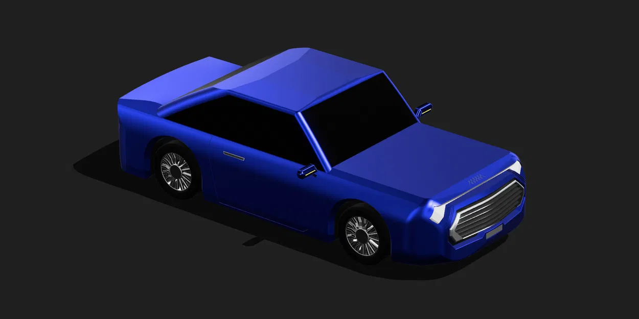 CL1M01 - Mô hình xe 3D phong cách retro-modern cực chất - Image 5