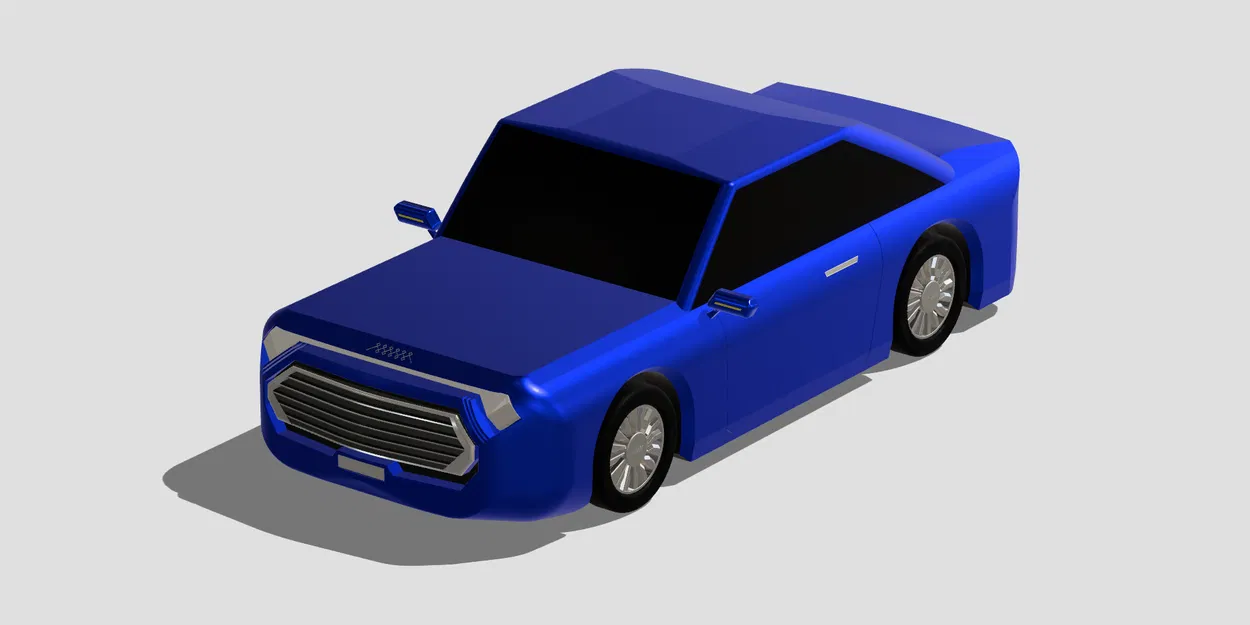 CL1M01 - Mô hình xe 3D phong cách retro-modern cực chất - Image 26