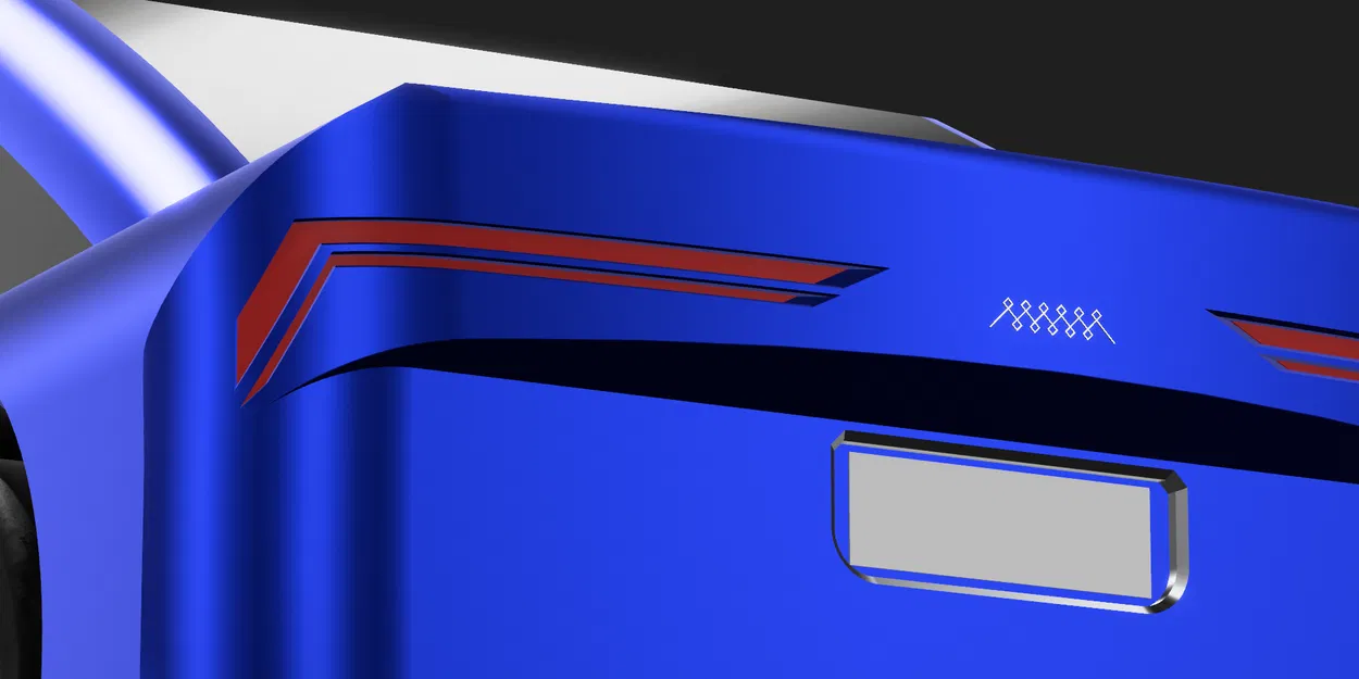 CL1M01 - Mô hình xe 3D phong cách retro-modern cực chất - Image 31