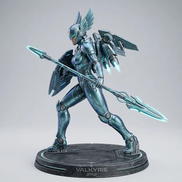 Mô hình Valkyrie: Chiến binh tương lai ấn tượng cho dân in 3D - Image 1