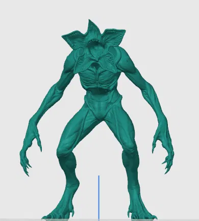Mô hình 3D Demogorgon chi tiết từ phim Stranger Things - Image 1