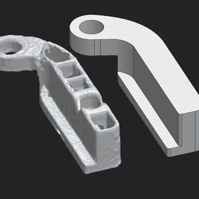 Tay cầm/Nút nhấn dao cắt nhựa cho QIDI MAX 4