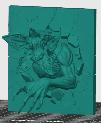 Mô hình treo tường Demogorgon Stranger Things cực chất cho game thủ - Image 1