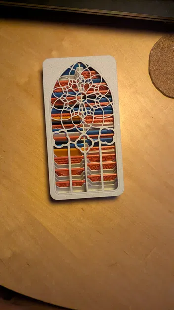 Hộp đựng mẫu nhựa 3D Stained Glass Swatch Box tinh tế - Image 2