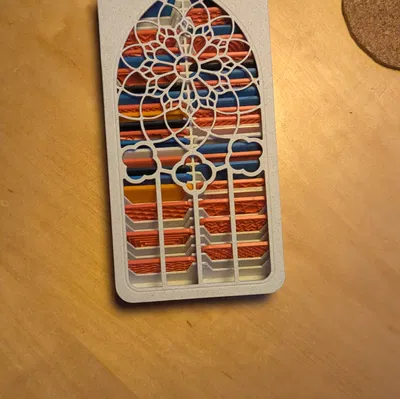 Hộp đựng mẫu nhựa 3D Stained Glass Swatch Box tinh tế