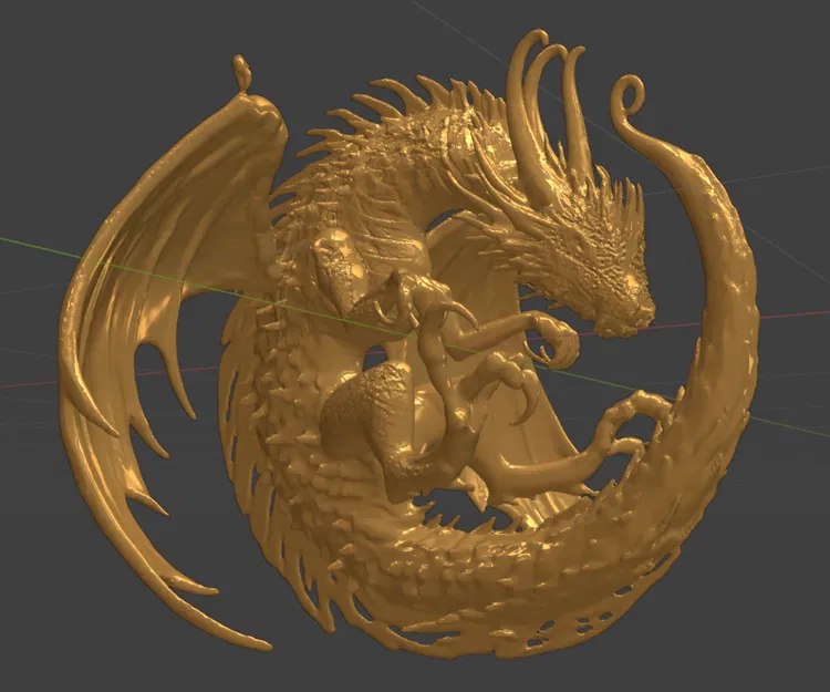 Mô hình Rồng Đang Bay (Dragon In Flight) - Image 1