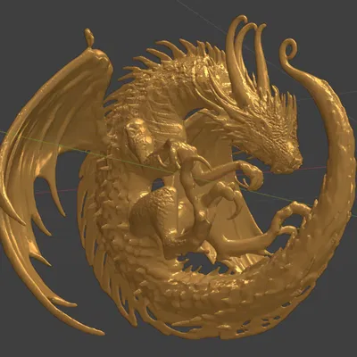 Mô hình Rồng Đang Bay (Dragon In Flight)