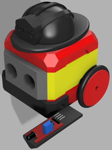 HP Otto Firefighter Remix – Mũ bảo hiểm & Giá đỡ cảm biến lửa - Image 1