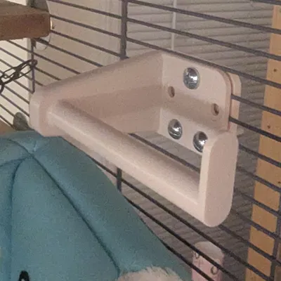 Giá treo giấy vệ sinh cho lồng chuột kiểng