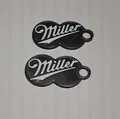 Đồng xu nhựa mở khóa xe đẩy siêu thị hình logo Miller (Shopping Cart Token) - Thumbnail 1