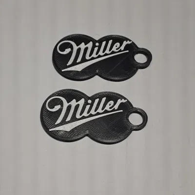 Đồng xu nhựa mở khóa xe đẩy siêu thị hình logo Miller (Shopping Cart Token)
