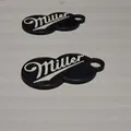 Đồng xu nhựa mở khóa xe đẩy siêu thị hình logo Miller (Shopping Cart Token) - Thumbnail 2
