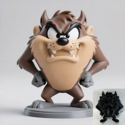 Mô hình 3D Taz (Quỷ Tasmania)