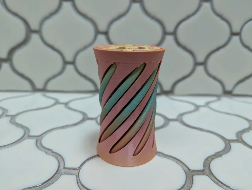 Đồ chơi Fidget xoắn ốc Vortex hình chữ D - Image 2