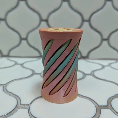 Đồ chơi Fidget xoắn ốc Vortex hình chữ D