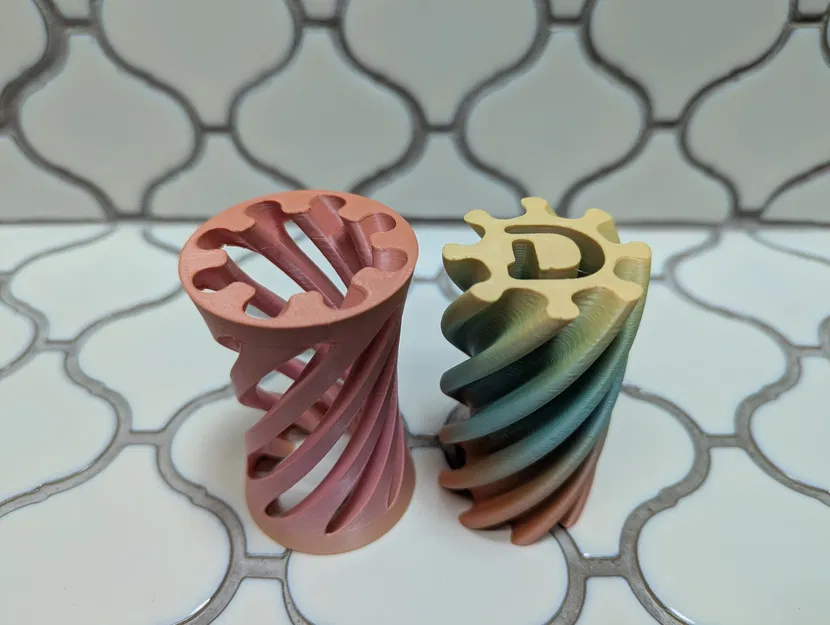 Đồ chơi Fidget xoắn ốc Vortex hình chữ D - Image 4