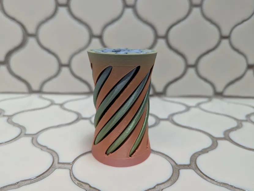 Mô hình Fidget hình xoắn ốc Vortex chữ F - Image 3