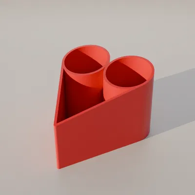 Khay đựng đồ để bàn hình trái tim - Món quà trang trí sáng tạo