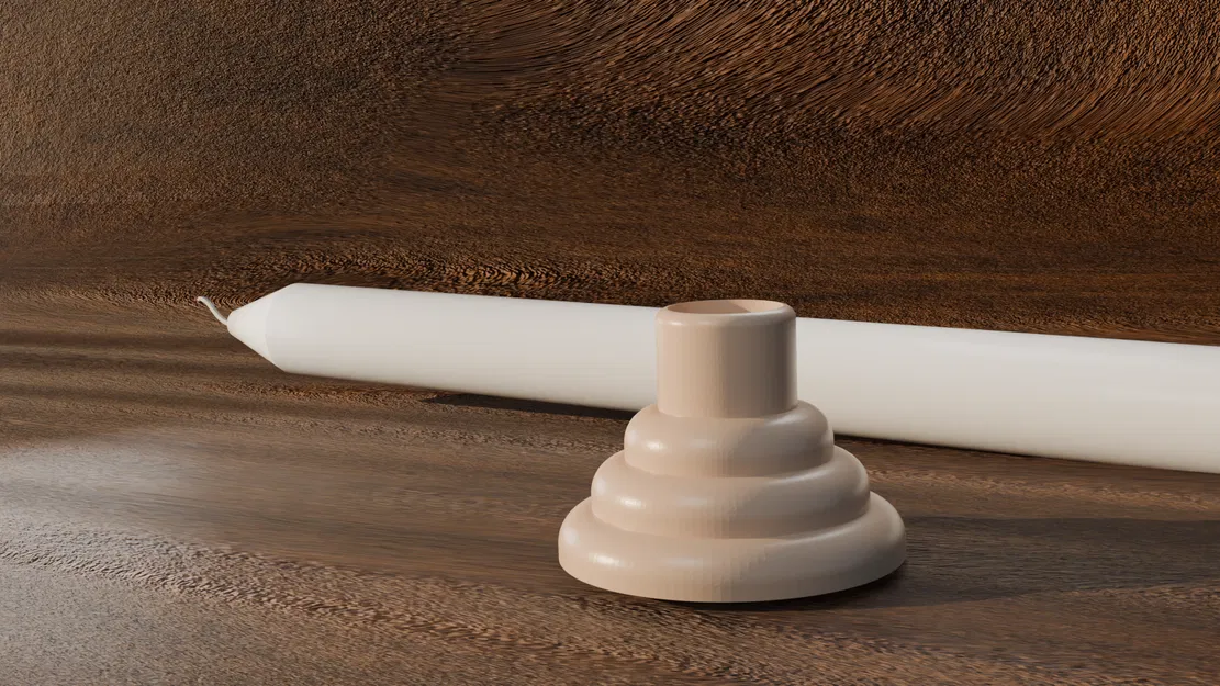 Đế cắm nến phong cách tối giản (Minimalist Candleholder) - Image 2