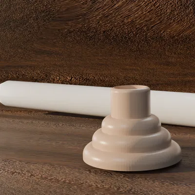 Đế cắm nến phong cách tối giản (Minimalist Candleholder)